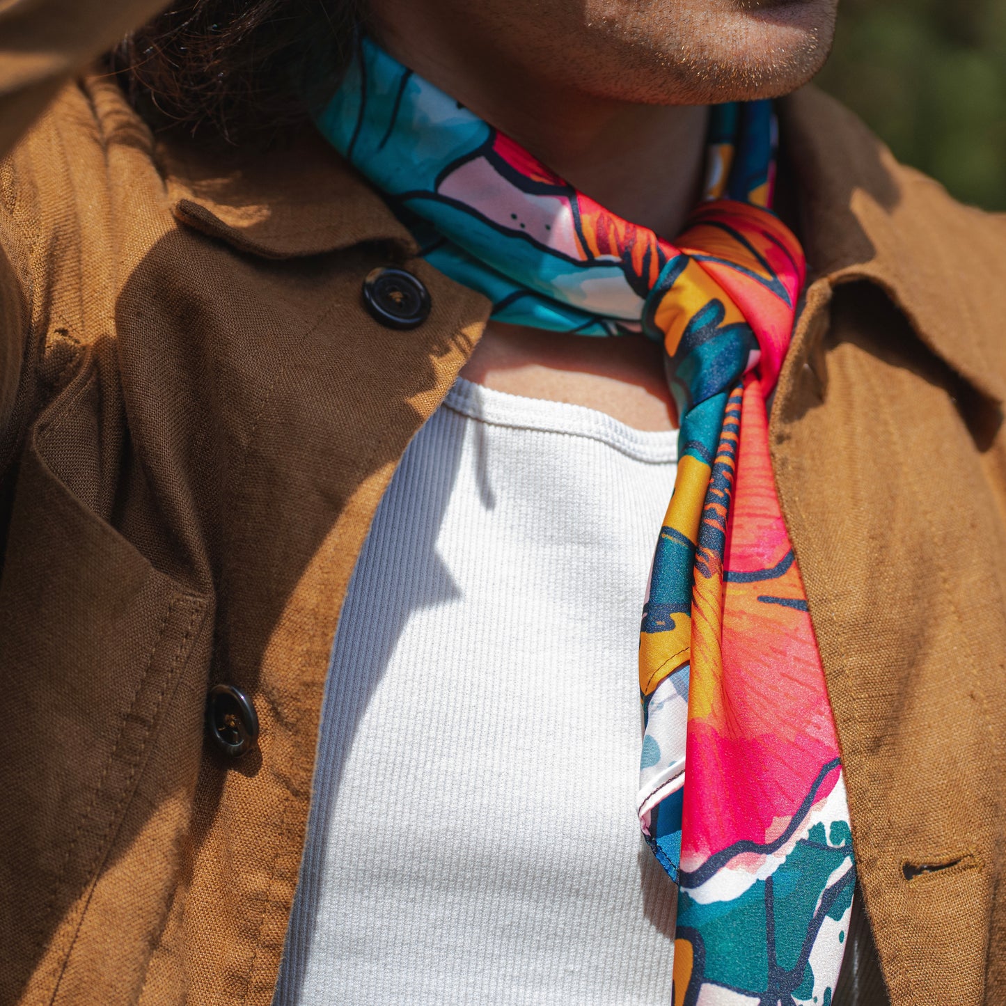 Foulard SAV demi-soie