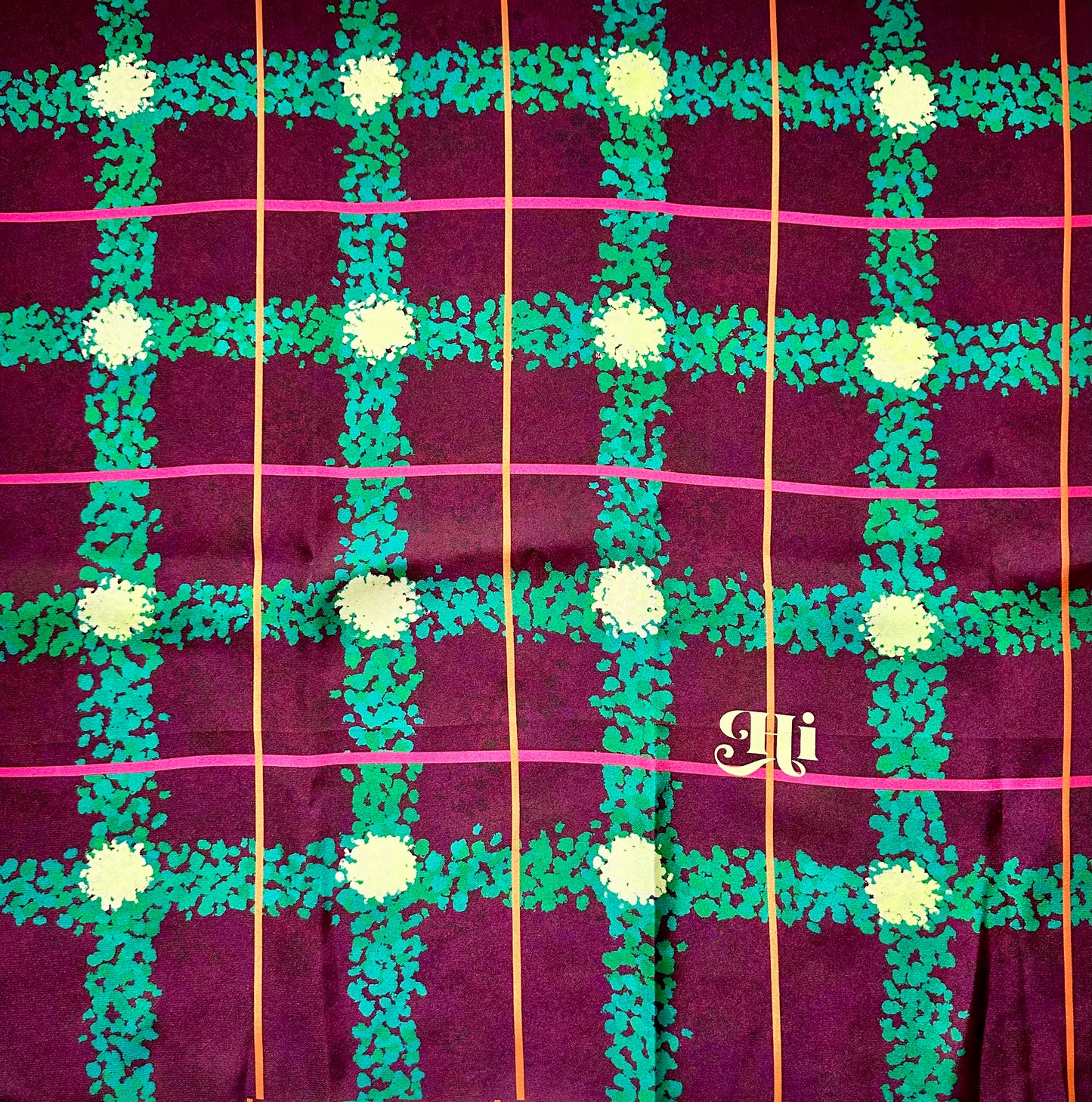 Foulard NOÉ bordeaux