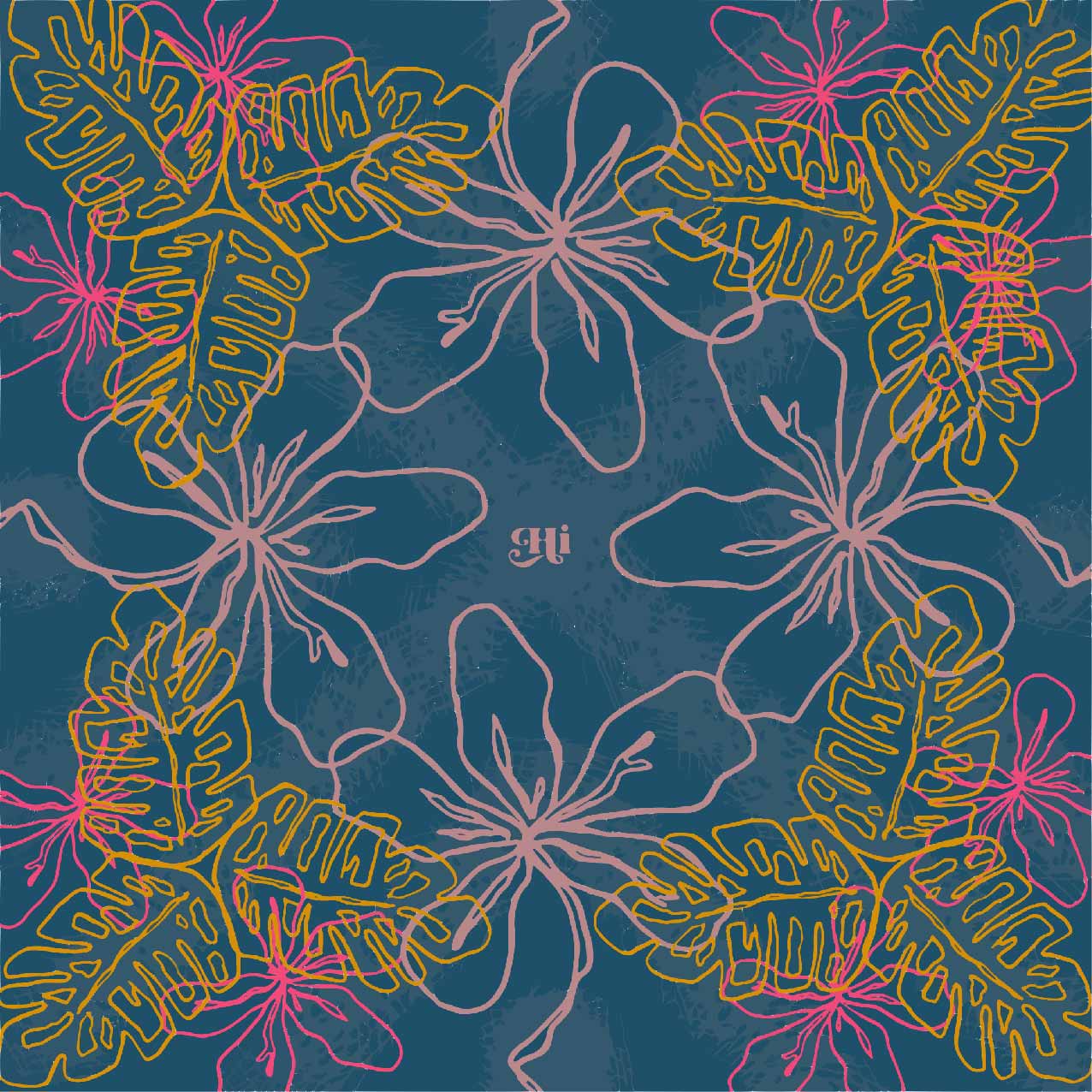 Foulard VIE demi-soie