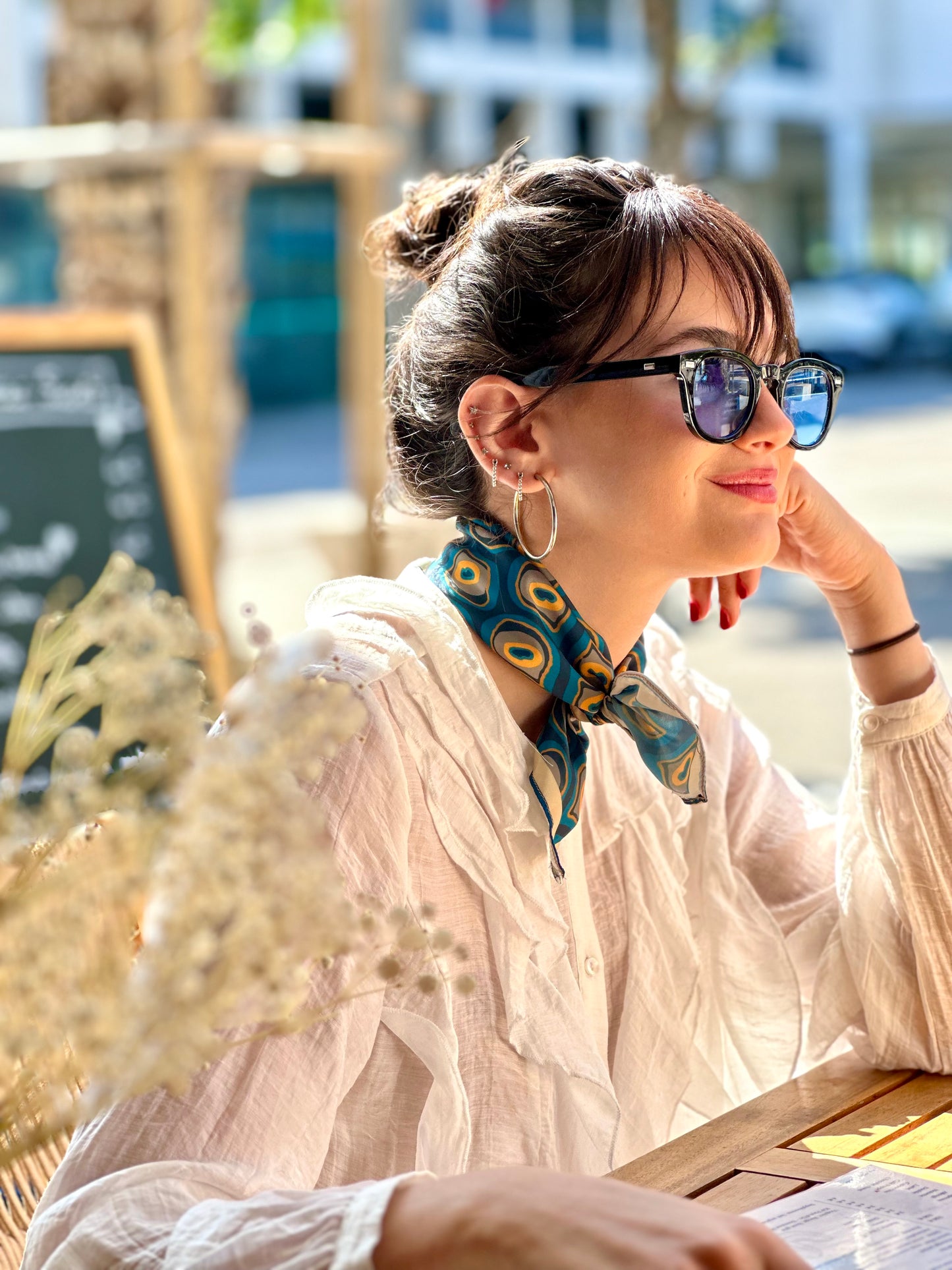 Foulard REAV demi-soie