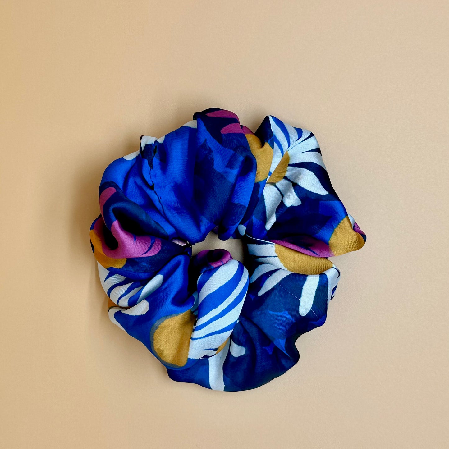 Scrunchies demi-soie naturelles