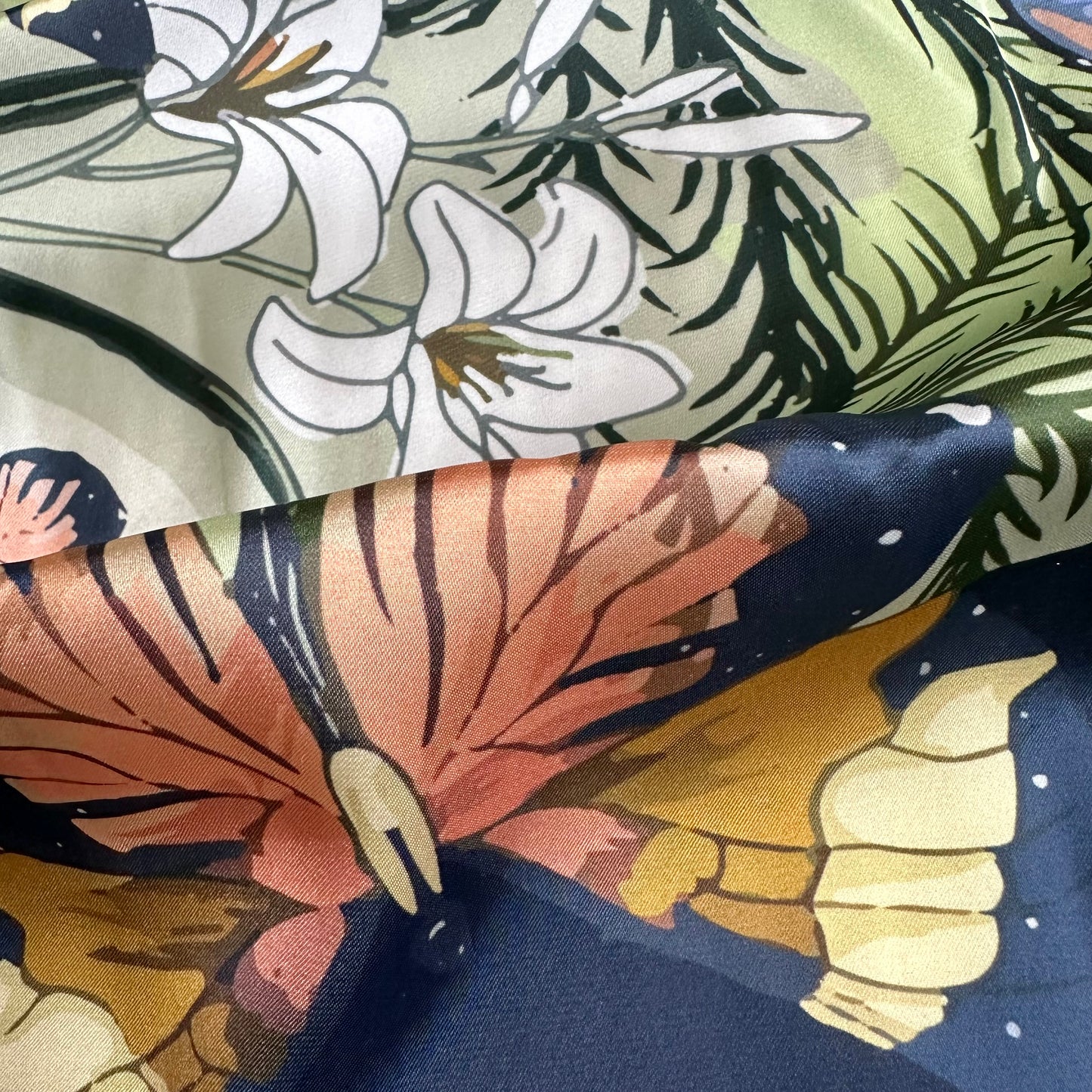 Foulard PAPILLON demi-soie