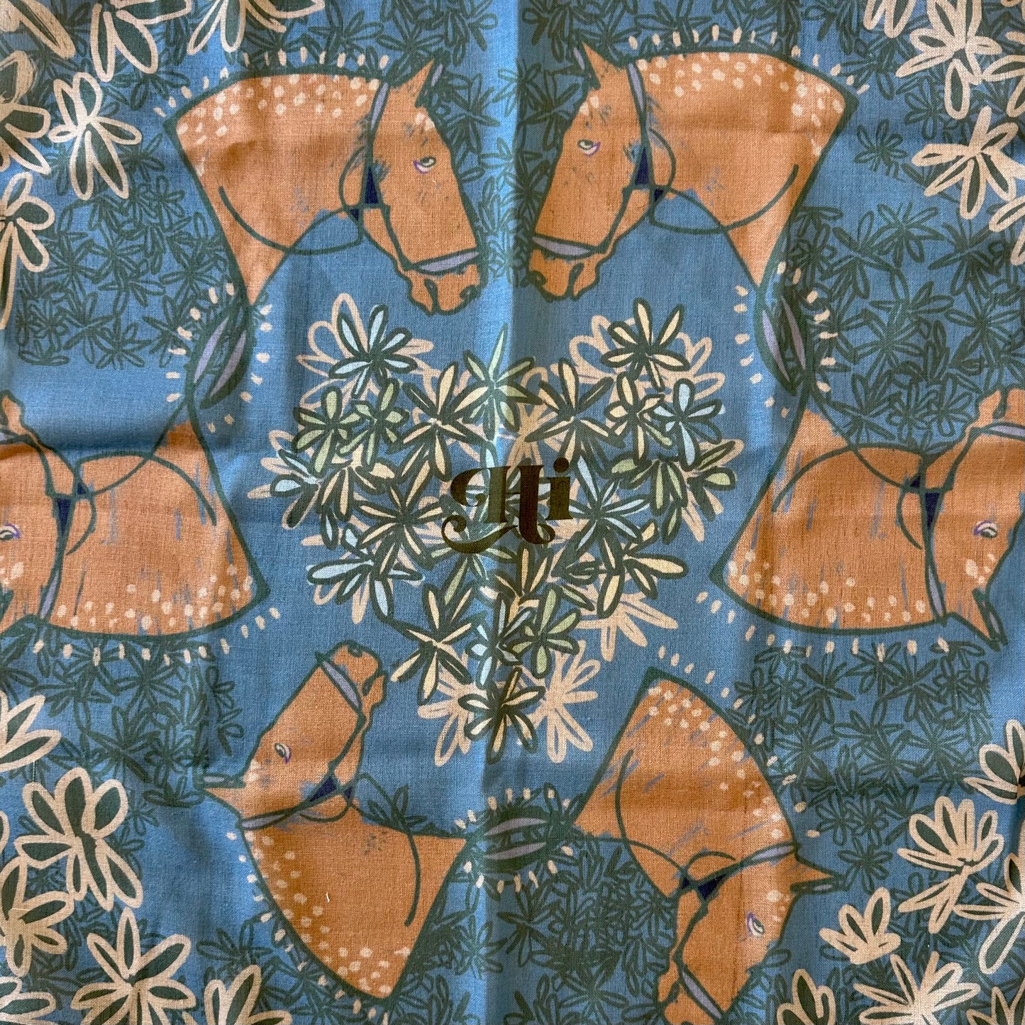 Foulard CHEVAL mousseline