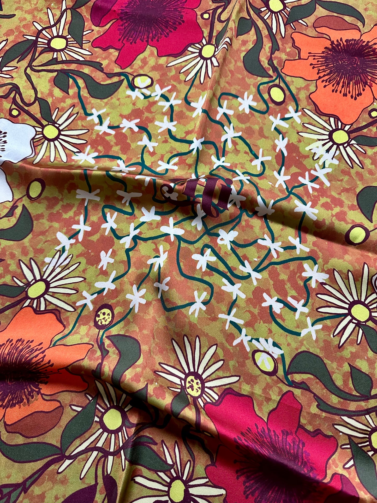 Foulard OTO doré