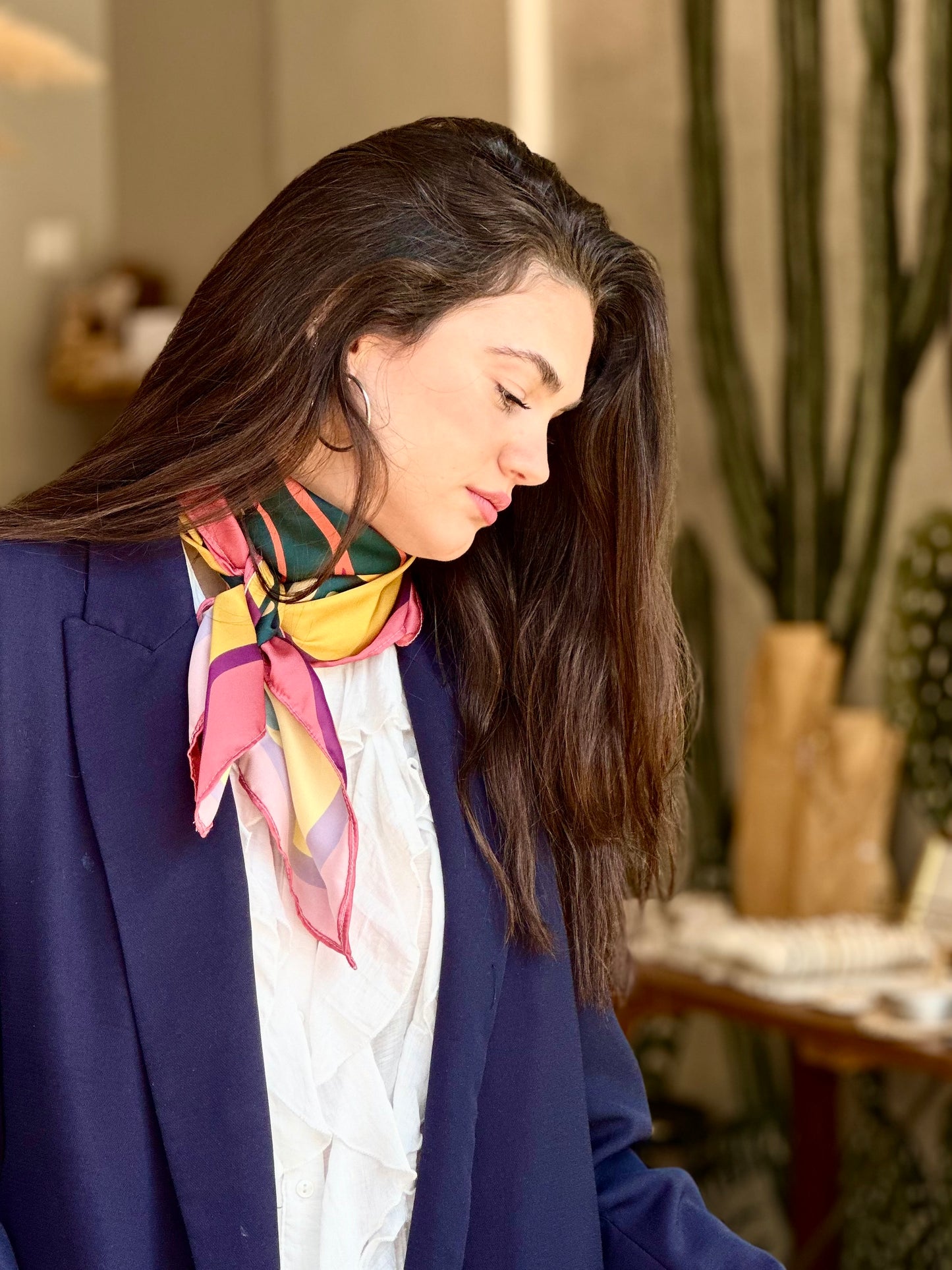 Foulard VER demi-soie