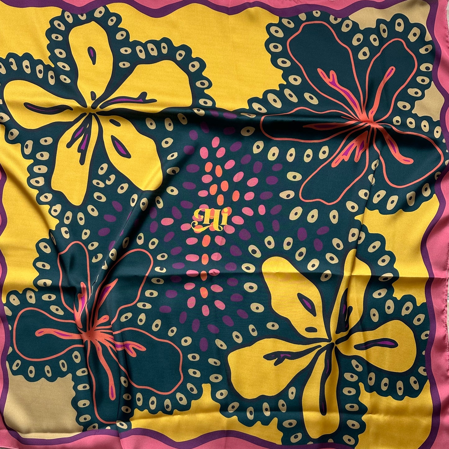 Foulard VER demi-soie